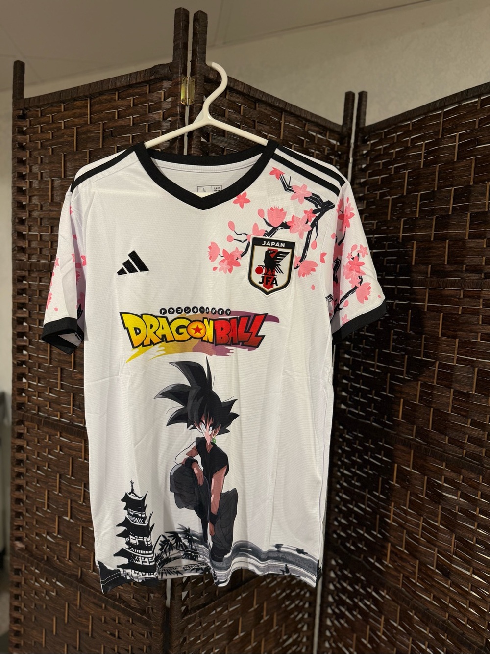 Japan x Dragon Ball White Men’s Graphic Jersey